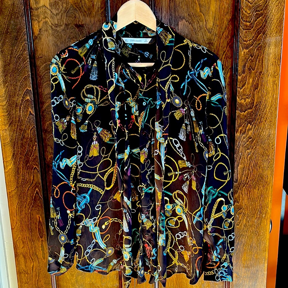 Zara Horsebit Blouse
